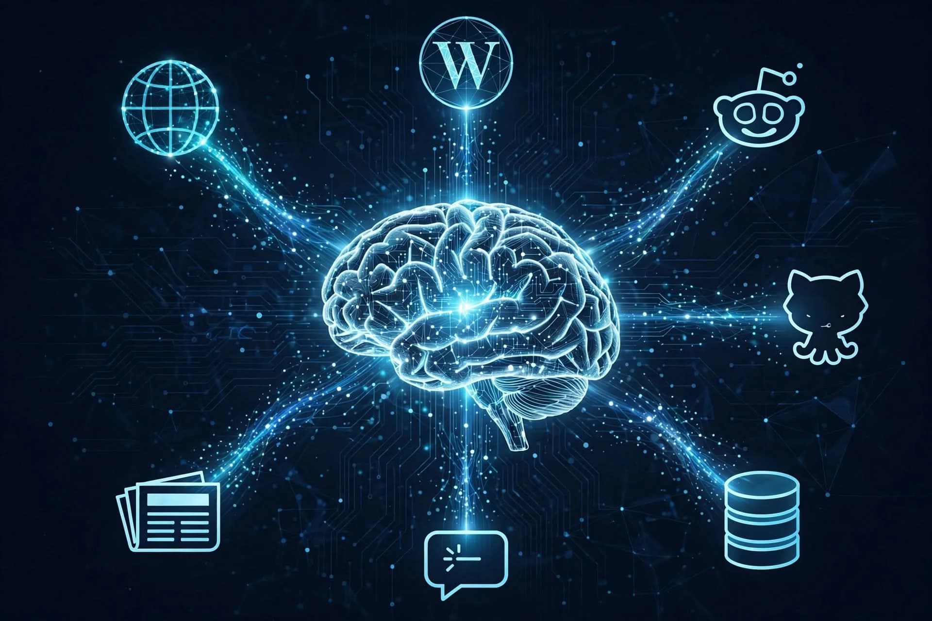 Who provides data to artificial intelligence?